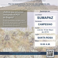 Revisión POT Localidad de Sumapaz - Mayo 2019