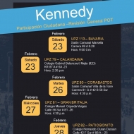 Cronograma POT Localidad de Kennedy - Febrero 2019
