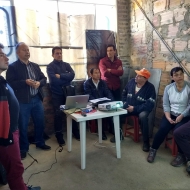 Taller en El Recodo, localidad de San Cristóbal 