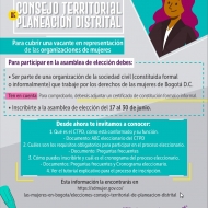Elecciones CTPD mujeres Mujer