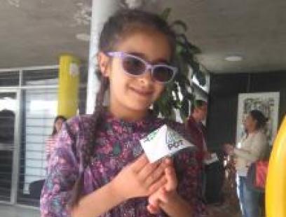 Niña asistente a la Socialización POT Localidad Ciudad Bolívar