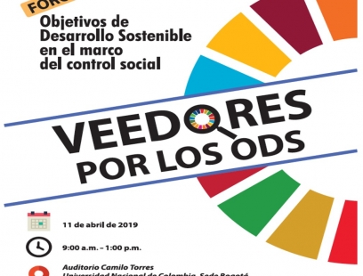 Pieza comunicativa de invitación al foro ODS
