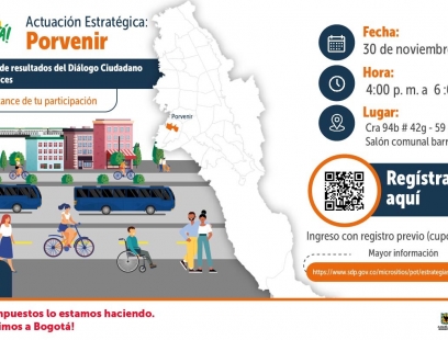 Presentación de resultados del Diálogo Ciudadano - Directrices Actuación Estratégica Porvenir