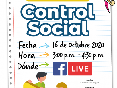 pieza comunicativa evento control social