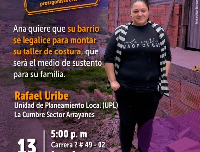 Mujer desea que su barrio se legalice
