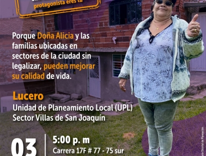 Taller de Legalización de barrios sector Villas de San Joaquín (UPL) Lucero