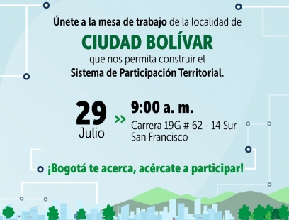 Sistema de Participación Territorial  - Localidad Ciudad Bolívar