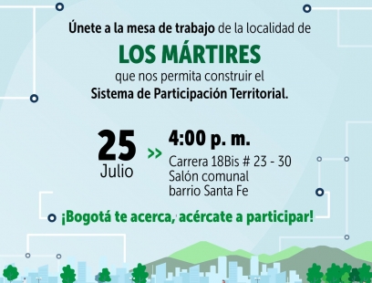 Sistema de Participación Territorial  - Localidad de Los Mártires