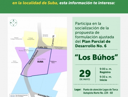Plano Plan Parcial de Desarrollo "Los Buhos"
