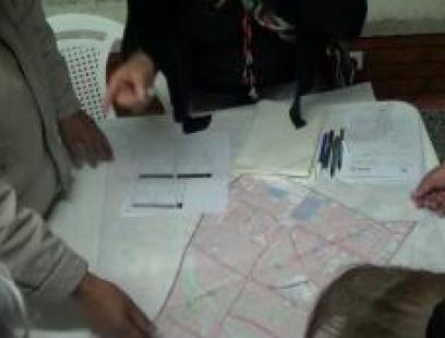 Mesa de trabajo de la comunidad en Socialización POT en la Localidad de Puente Aranda