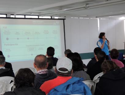 Presentación SDP en la Socialización POT Localidad de Suba