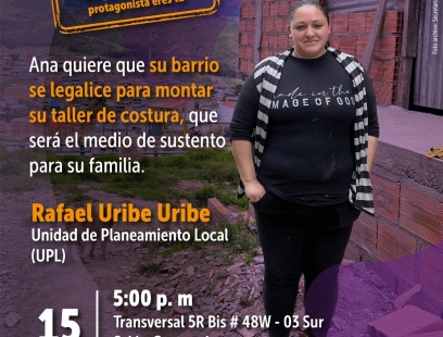 Mujer desea que su barrio se legalice