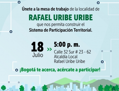 Sistema de Participación Territorial  - Localidad Rafael Uribe Uribe