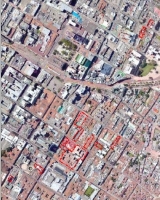 Imagen satelital con el polígono de intervención del Plan de Regularización y Manejo
