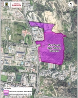 Imagen satelital que contiene la delimitación y localización del PPD "Delta, Silical y Calicanto"