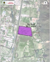 Imagen satelital que contiene la delimitación y localización del PPD "Lucerna"