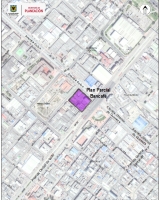 Imagen satelital con la delimitación del PPRU Bancafé