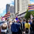 Marcha diversidad, banderas LGBTI