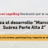 Proyecto de resolución legaliza el desarrollo Marco Fidel Suárez Parte Alta 2