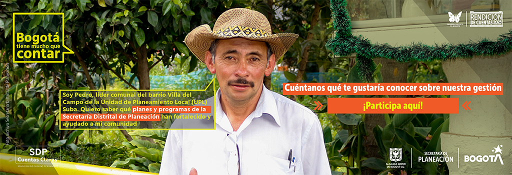 Pedro, líder comunal barrio Villa del Campo UPL Suba