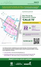 Mapa Plan Parcial Calle 72