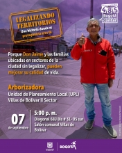 Taller de legalización de barrios - sector Villas de Bolívar II 