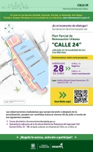 Mapa Plan Parcial Calle 24