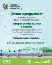 Sistema de Participación Territorial  - Localidad Sumapaz