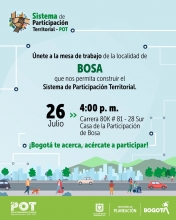 Sistema de Participación Territorial  - Localidad Bosa