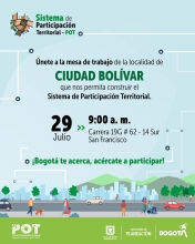Sistema de Participación Territorial  - Localidad Ciudad Bolívar