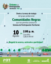 Sistema de Participación Territorial  - Grupo Poblacional Comunidades Negras