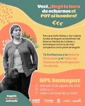 Taller de formulación del Sistema de Participación Territorial y Galería Itinerante- Localidad Sumapaz