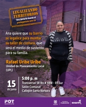 Mujer desea que su barrio se legalice