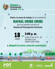 Sistema de Participación Territorial  - Localidad Rafael Uribe Uribe