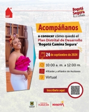 Pieza de convocatoria para taller de devolución Plan de Desarrollo