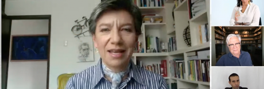 Alcaldesa Claudia López en foro virtualDurante el foro virtual “Ciudad e Inclusión, intervenciones en el hábitat popular”, expertos nacionales e internacionales en urbanismo y sostenibilidad compartieron experiencias y generaron propuestas para intervenir de manera integral y de forma innovadora el hábitat de Bogotá, con el objetivo de reducir la desigualdad y la exclusión. • Joan Clos, ex subsecretario general ONU, ex director ejecutivo ONU Hábitat y promotor de la Nueva Agenda Urbana, advirtió que “una re