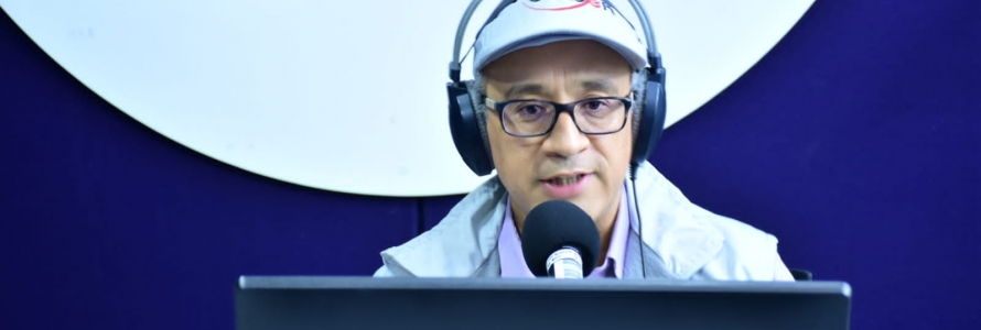 Foto Director del Sisbén en entrevista en la Emisora La Cariñosa