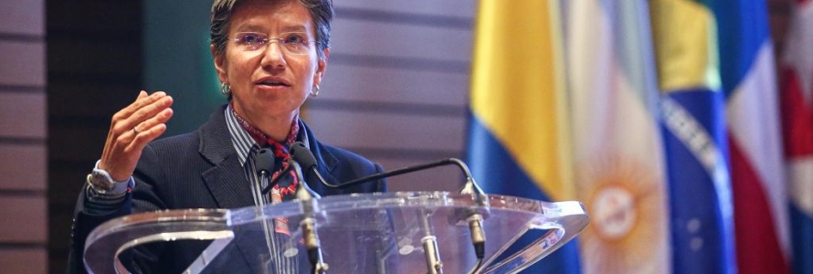 Alcaldesa de Bogotá, Claudia López, en la apertura del XXIV Congreso de CIDEU en Bogotá