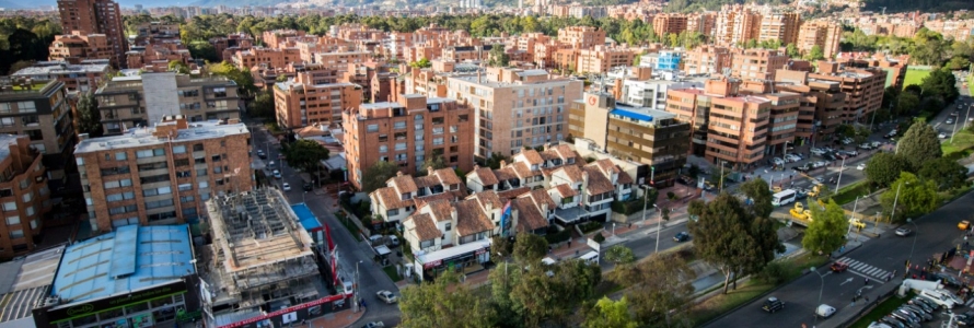 Fotografía ciudad cerros orientales