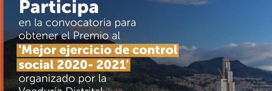 Se premiarán las experiencias que ayuden a mejorar la  gestión pública en Bogotá