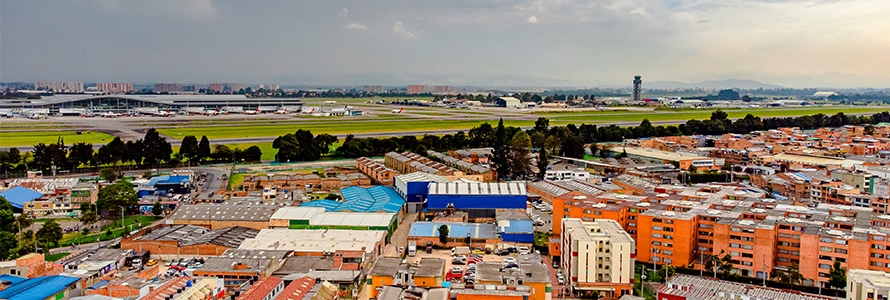 Panorámica Aeropuerto el Dorado