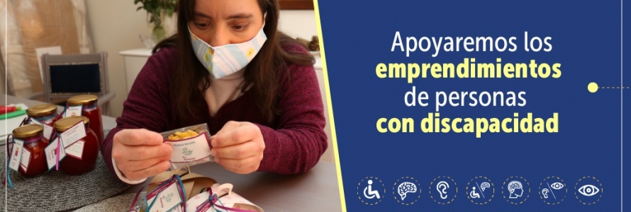 Se apoyarán los emprendimientos de personas con discapacidad, familiares y cuidadores (as)