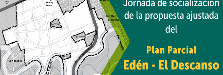 Mapa Plan Parcial Eden - El Descanso 