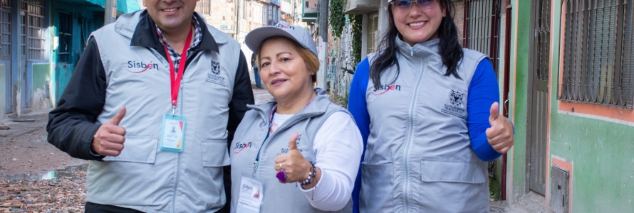 Encuestador y encuestadoras Sisbén
