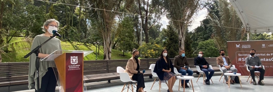 Secretaria de Planeación, María Mercedes jaramillo, en Rendeción de Cuentas