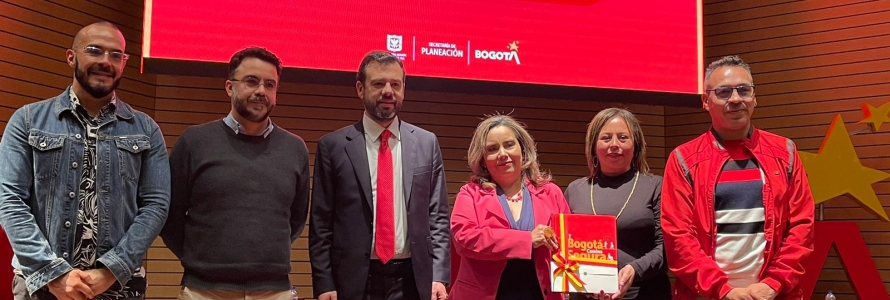 Alcalde Mayor, Carlos Fernando Galán, secretario de Planeación, Miguel Silva, Director de Participación y Diálogo de Ciudad, e integrantes del CTPD