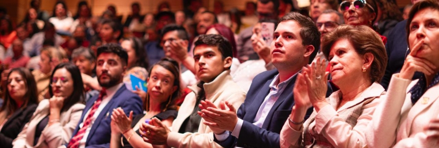 Asistentes  a la entrega del   proyecto del Plan Distrital de Desarrollo (PDD) 2024-2028 “Bogotá camina segura” al Consejo Territorial de Planeación Distrital (CTPD)
