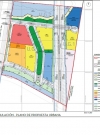 Imagen de delimitación y unidades urbanísticas del plan parcial. 
