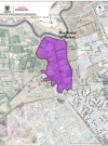 Imagen satelital que contiene la delimitación y localización del PPD "La Marlene"