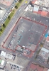 Imagen aérea satelital, con el polígono de intervención del Plan de Implantación.